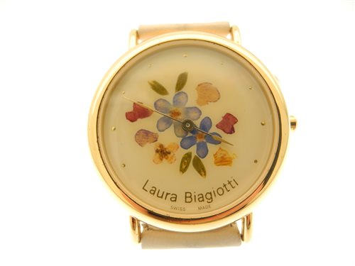 Laura Biagiotti SWISS MADE 腕時計 🌠 LAURA BIAGIOTTI FLORAL MOSAIC VINTAGE QUARTZ WATCH $ 229 USD